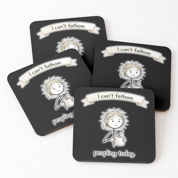 Item preview, I can't fathom peopling today designed and sold by Plot Twist Outfitters.