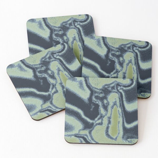 Item preview, Abstract Geyser Eruption Texture Muted Blue and Green designed and sold by JAB Photos and Design.