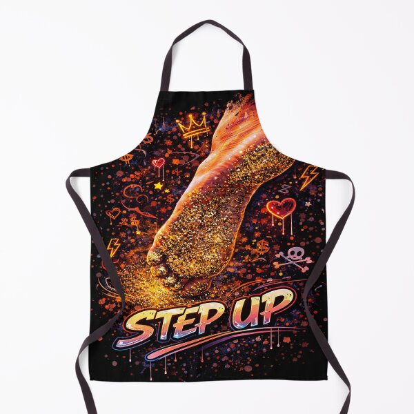 Item preview, Street art Step up Gold foot designed and sold by Natart1004.
