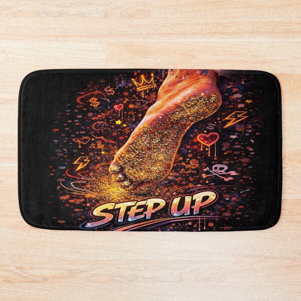 Item preview, Street art Step up Gold foot designed and sold by Natart1004.