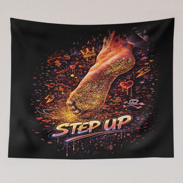 Item preview, Street art Step up Gold foot designed and sold by Natart1004.