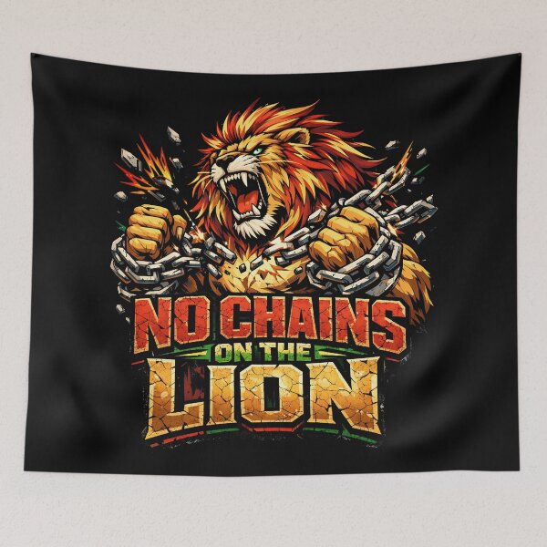 Item preview, No Chains On The Lion designed and sold by SavvyEarth.