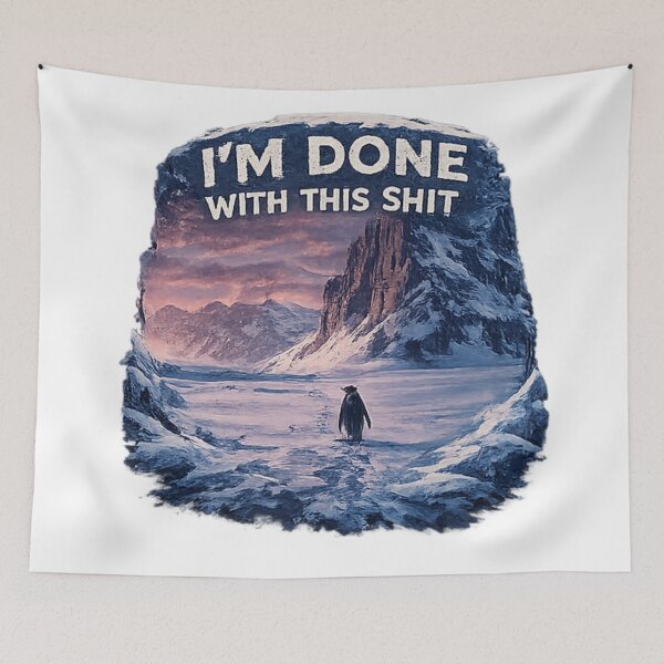 Item preview, Nihilist Penguin- I am done with this shit!!! designed and sold by mj200.