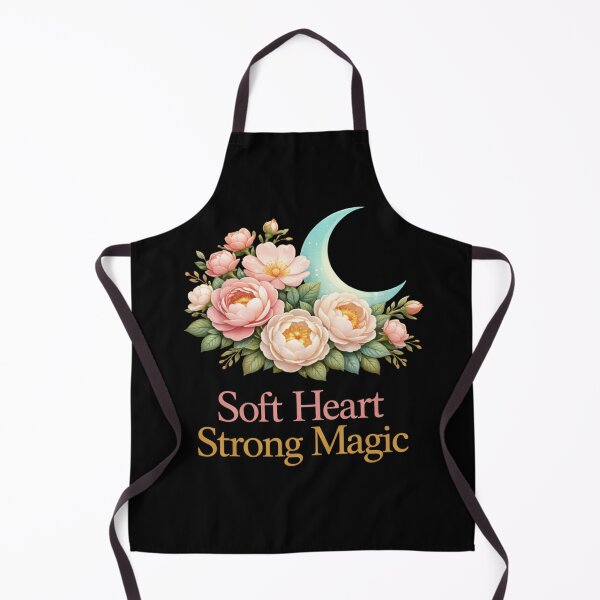 Aperçu de l'œuvre Soft Heart Strong Magic Floral Moon Aesthetic T-Shirt créée et vendue par RALYSHOP.