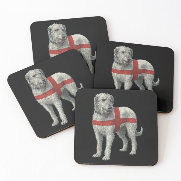 Item preview, England Irish Wolfie designed and sold by Irish Wolfhound Central.