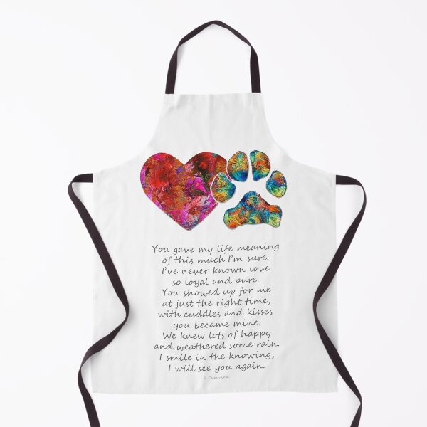 Item preview, My Dog I Will See You Again Colorful Memorial Art designed and sold by Sharon Cummings Art.