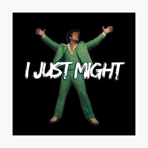 Item preview, "I Just Might" Merchandise  designed and sold by Golden Groove Supply.
