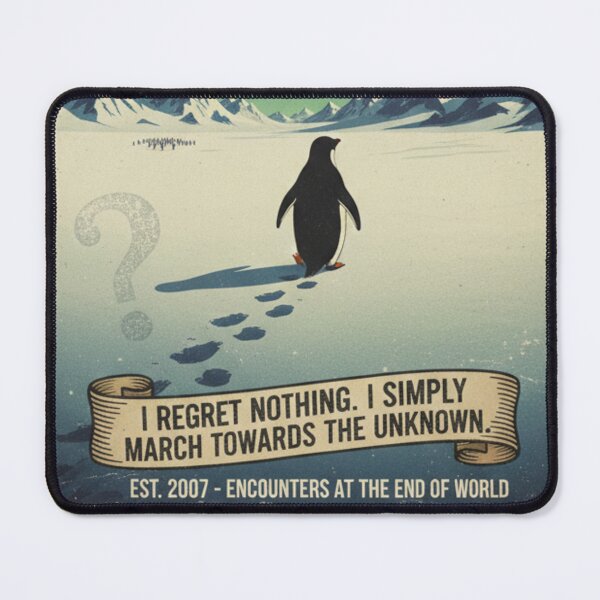Item preview, The Nihilist Penguin - March Towards the Unknown designed and sold by MarElfArtelier.