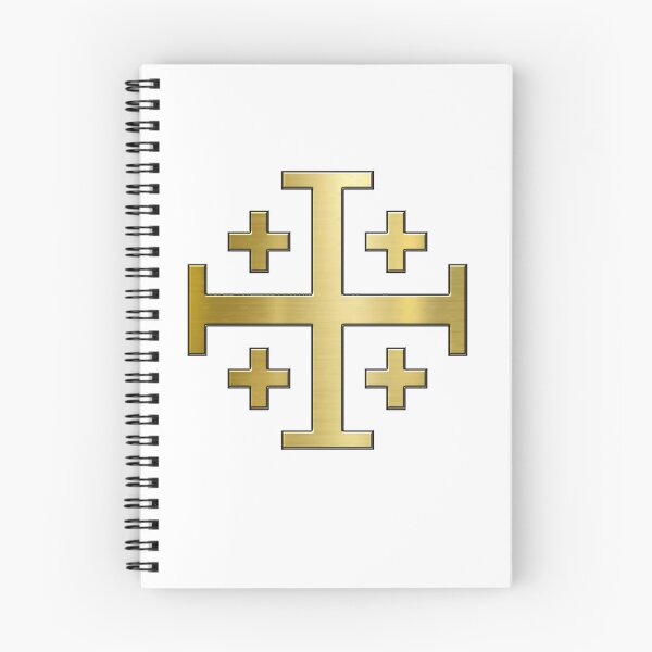 Item preview, Golden Jerusalem Cross Luxe Symbol designed and sold by PatriotFoundry.