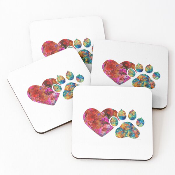 Item preview, Kitty Love Colorful Cat Lover Art designed and sold by Sharon Cummings Art.