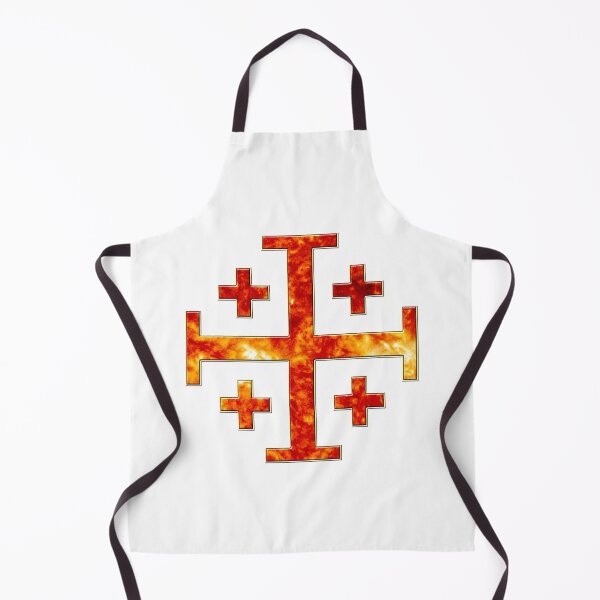 Item preview, Fiery Jerusalem Cross Sun Symbol designed and sold by PatriotFoundry.