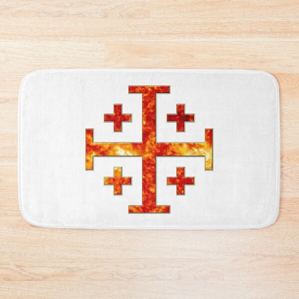 Item preview, Fiery Jerusalem Cross Sun Symbol designed and sold by PatriotFoundry.