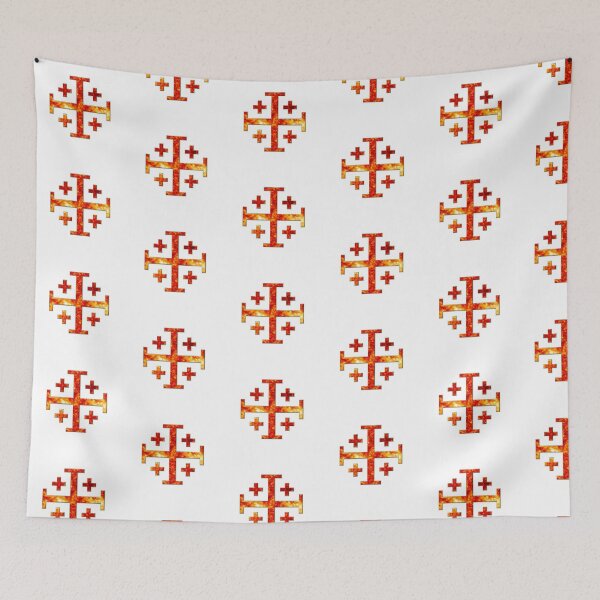 Item preview, Fiery Jerusalem Cross Sun Symbol designed and sold by PatriotFoundry.