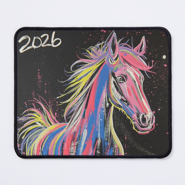 Item preview, "Rainbow Horse in Pastel Technique" designed and sold by  BoomPoster.