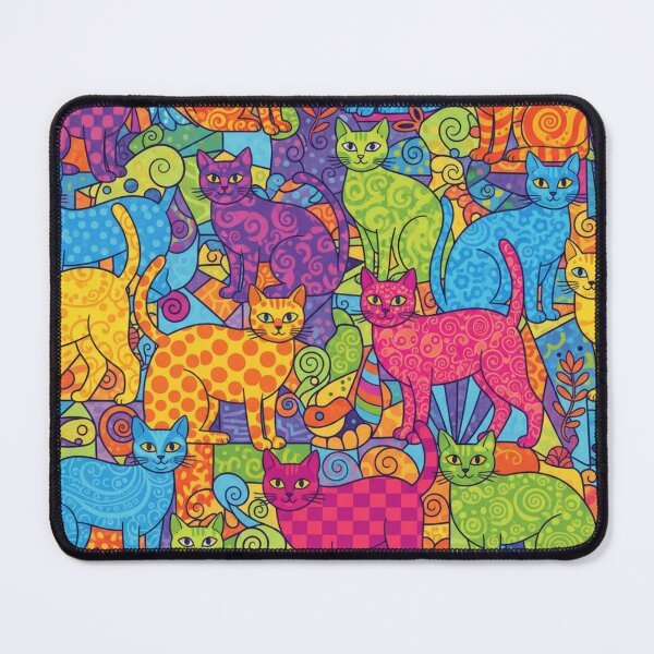 Item preview, Cosmic Cats: An Explosion of Color and Whiskers designed and sold by Opps-diseño.