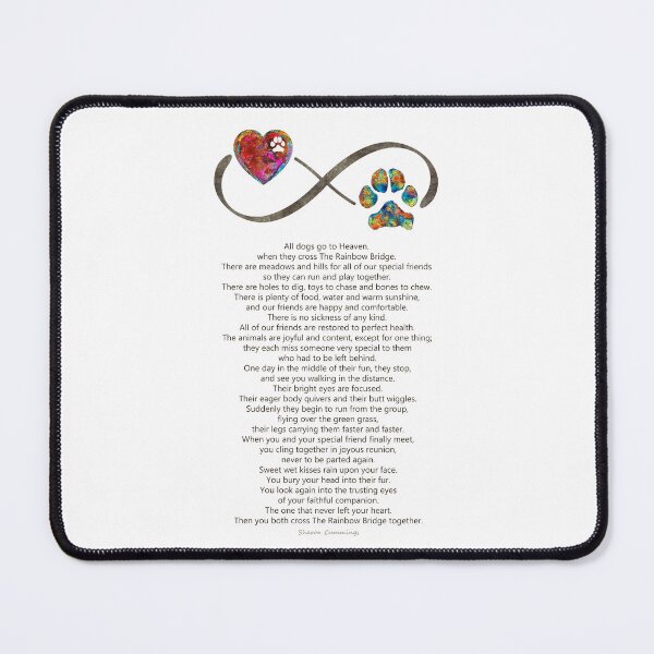 Item preview, The Rainbow Bridge For Dogs designed and sold by Sharon Cummings Art.