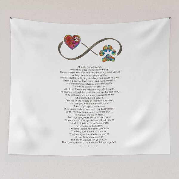 Item preview, The Rainbow Bridge For Dogs designed and sold by Sharon Cummings Art.