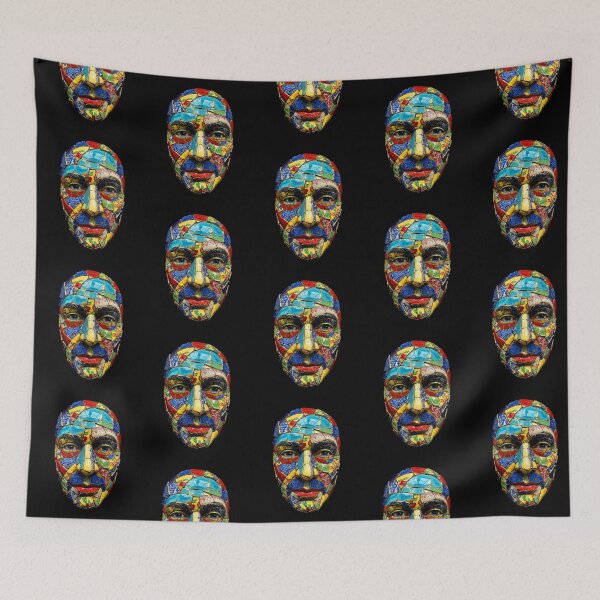 Item preview, China face on black designed and sold by TerenceLacey.