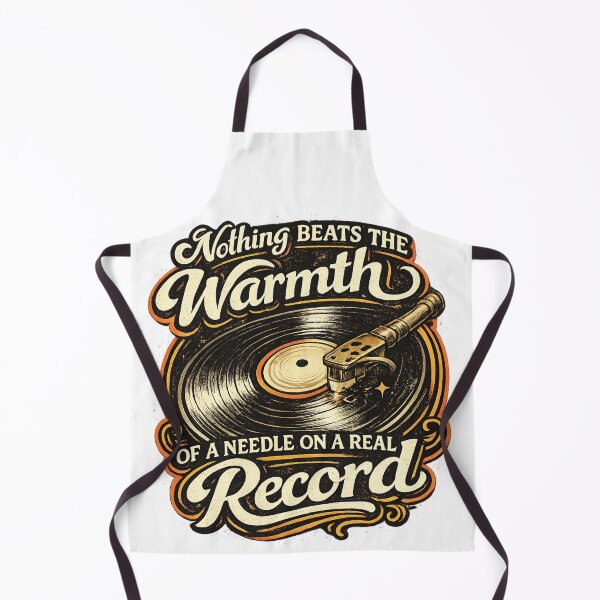 Item preview, Nothing Beats the Warmth of a Needle on a Real Record | Vintage Vinyl Lover Design designed and sold by Item Geeks.