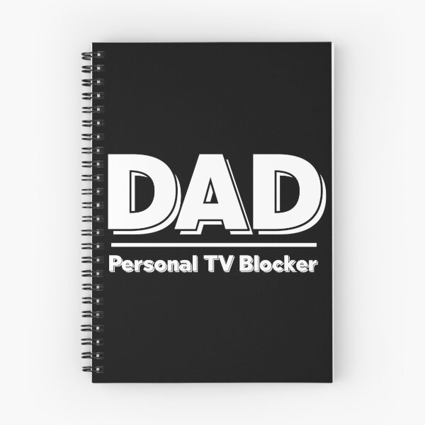Item preview, Dad: Personal TV Blocker - Anti Screen Time Humor designed and sold by Doodle-Bloom.