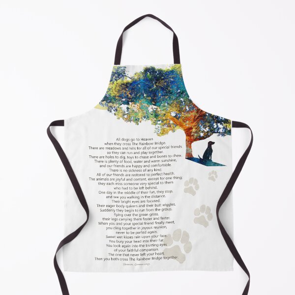 Item preview, Rainbow Bridge Dog Memorial Art designed and sold by Sharon Cummings Art.