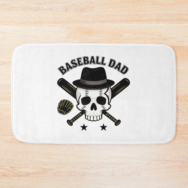 Item preview, Baseball Dad Skull Vintage Sports Design designed and sold by truongloc246.