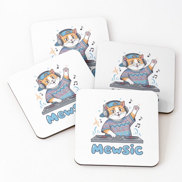 Item preview, Mewsic. Disc Jockey Cat designed and sold by Artquinox.