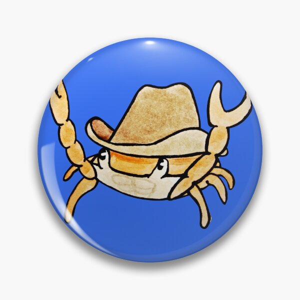 Item preview, Crab with cowboy hat in watercolor designed and sold by fmpanis98.