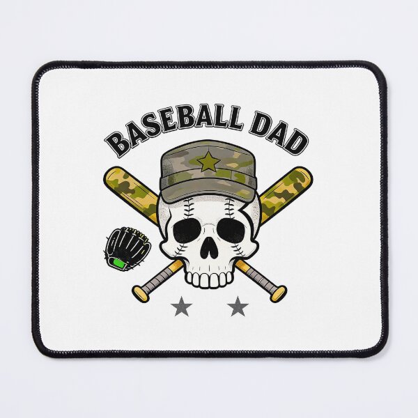 Item preview, Baseball Dad Skull Military Camo Sports Design designed and sold by truongloc246.
