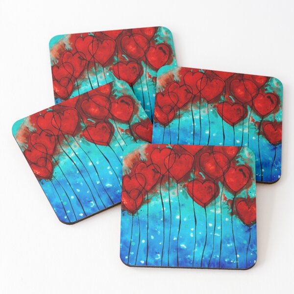 Item preview, Hearts on Fire - Romantic Art By Sharon Cummings designed and sold by Sharon Cummings Art.