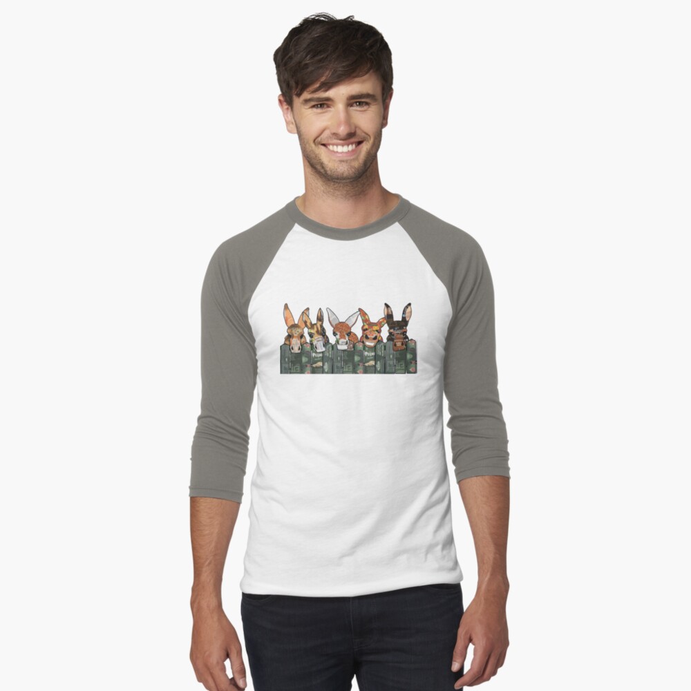 Item preview, Baseball ¾ Sleeve T-Shirt designed and sold by Packeredo.