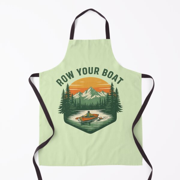 Item preview, Row Your Boat – Man Rowing a Boat on the Lake designed and sold by LuloCreative.