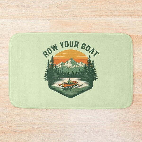 Item preview, Row Your Boat – Man Rowing a Boat on the Lake designed and sold by LuloCreative.