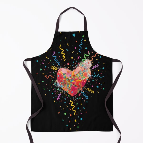 Item preview, Confetti Heart Explosion - Colorful Celebration Art designed and sold by Urban-InkStudio.