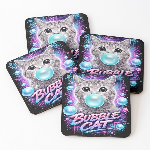 Item preview, Bubble cat  art  designed and sold by Natart1004.