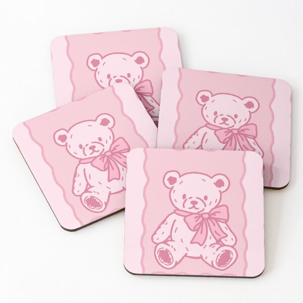 Item preview, Pink Teddy Bear Love Illustration designed and sold by JujuArtss.