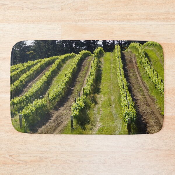 Item preview, Spring Vineyard Rows - Magpie Springs Shiraz Vines Awakening designed and sold by MagpieSprings.