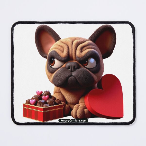 Item preview, French Bulldog Valentine Chocolate designed and sold by lynnk0809.