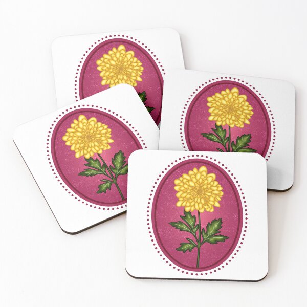 Item preview, Chrysanthemum Birth Flower designed and sold by elfpress.