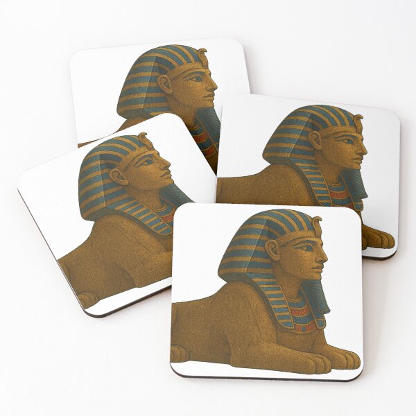 Item preview, Ancient Egyptian Sphinx Pharaoh Symbol Minimal Sacred Art designed and sold by Queen Cleopatra.
