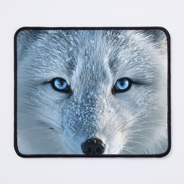 Item preview, Snowy Arctic Fox with Striking Blue Eyes designed and sold by Artessie.