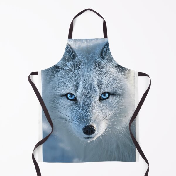 Item preview, Snowy Arctic Fox with Striking Blue Eyes designed and sold by Artessie.