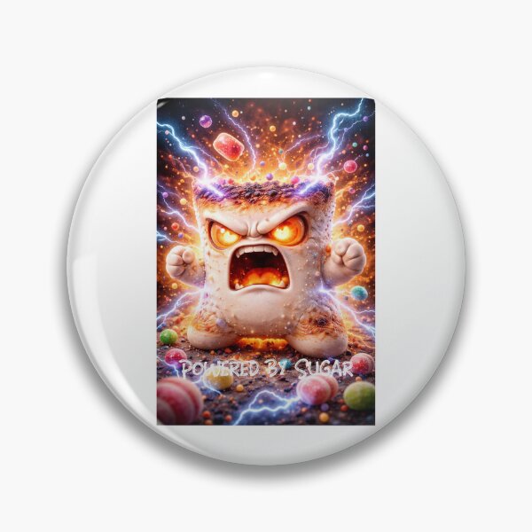 Item preview, Angry Marshmallow – Sugar Rush Rage designed and sold by DigiWoosh.