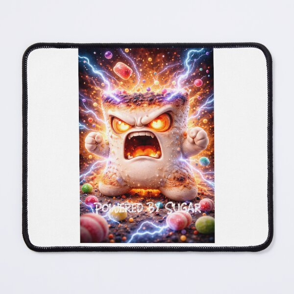 Item preview, Angry Marshmallow – Sugar Rush Rage designed and sold by DigiWoosh.