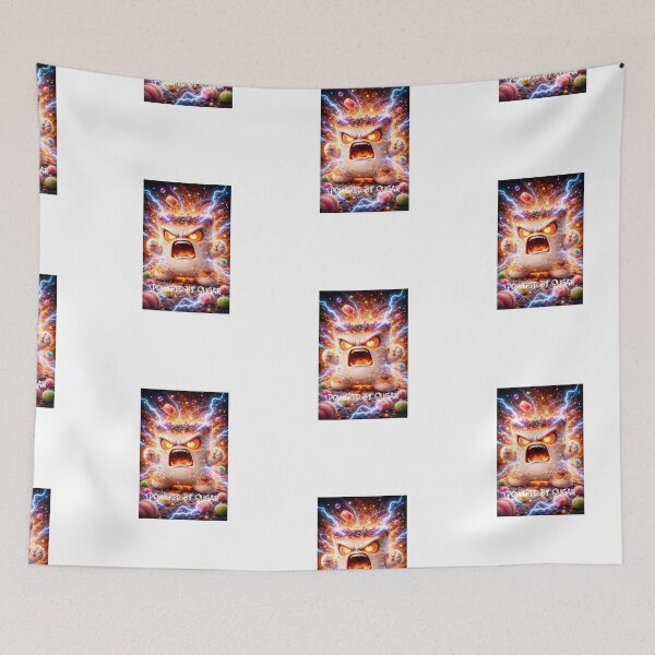 Item preview, Angry Marshmallow – Sugar Rush Rage designed and sold by DigiWoosh.