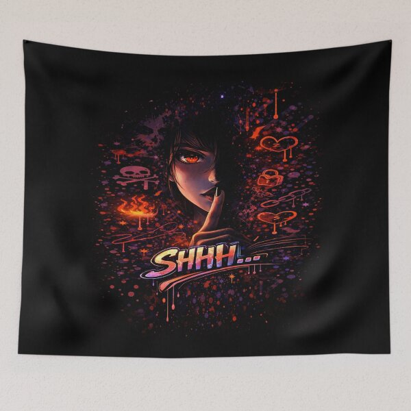 Item preview,  Dark girl  SHHH..anime art  designed and sold by Natart1004.