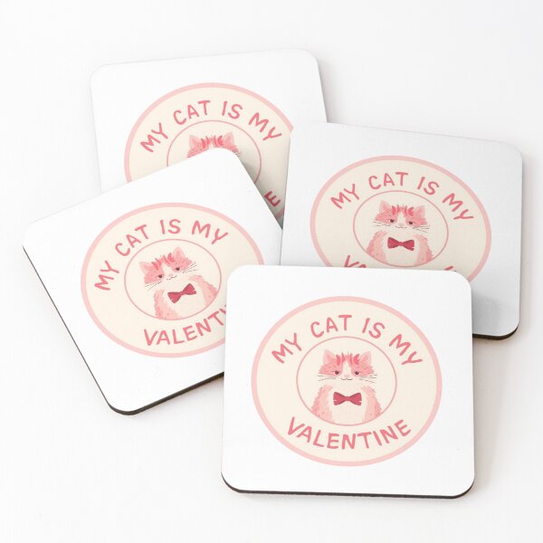 Item preview, My Cat Is My Valentine – Funny Cat Lover Valentine’s Day Shirt designed and sold by Lamagift.