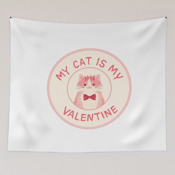 Item preview, My Cat Is My Valentine – Funny Cat Lover Valentine’s Day Shirt designed and sold by Lamagift.