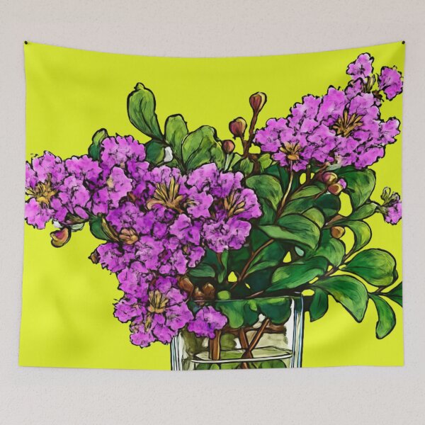 Item preview, Crepe Myrtle Fresh Flower Pick designed and sold by Juzzy72.