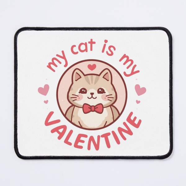 Item preview, My Cat Is My Valentine – Funny Cat Lover Valentine’s Day Shirt designed and sold by Lamagift.